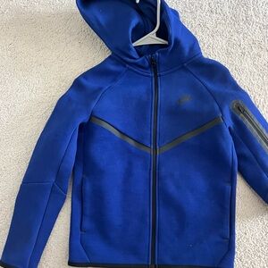 Nike Tech Boys L Blue zip up